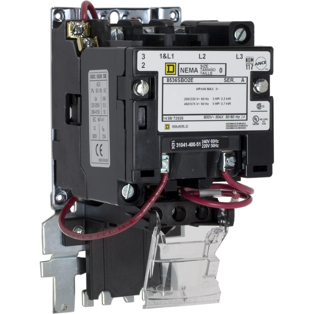 Product image for SQD 8536SBO2V08E NEMA Motor Starter