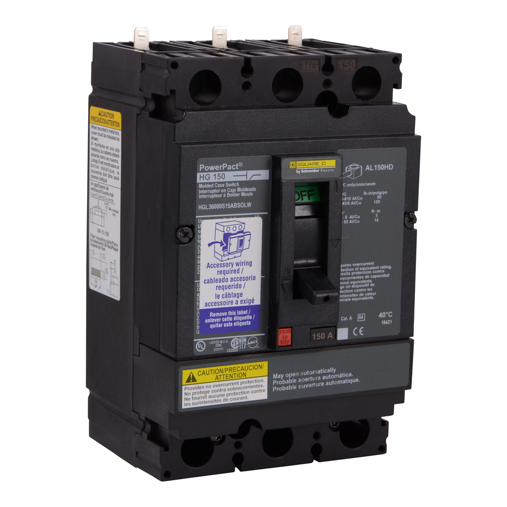 Product image for SQD HGL36000S15ABSOLW AUTOMATIC MOL