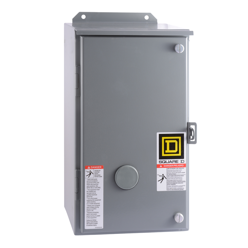 Square D 8903LXA60V02 110/120 VAC 30 Amp 6-Pole NEMA 3R/12 Mechanically Held Lighting Contactor Product image for Square D 8903LXA60V02 110/120 VAC 30 Amp 6-Pole NEMA 3R/12 Mechanically Held Lighting Contactor
