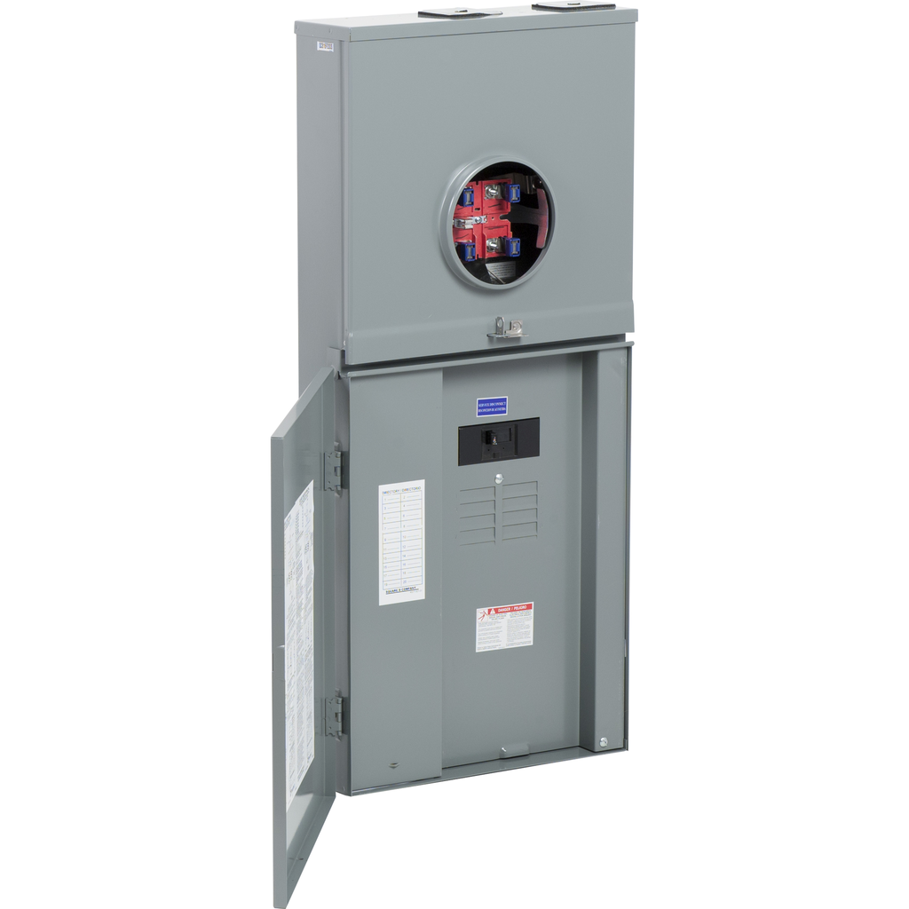 Product image for Square D QC3040M200SH All-in-One Ringless Meter Socket