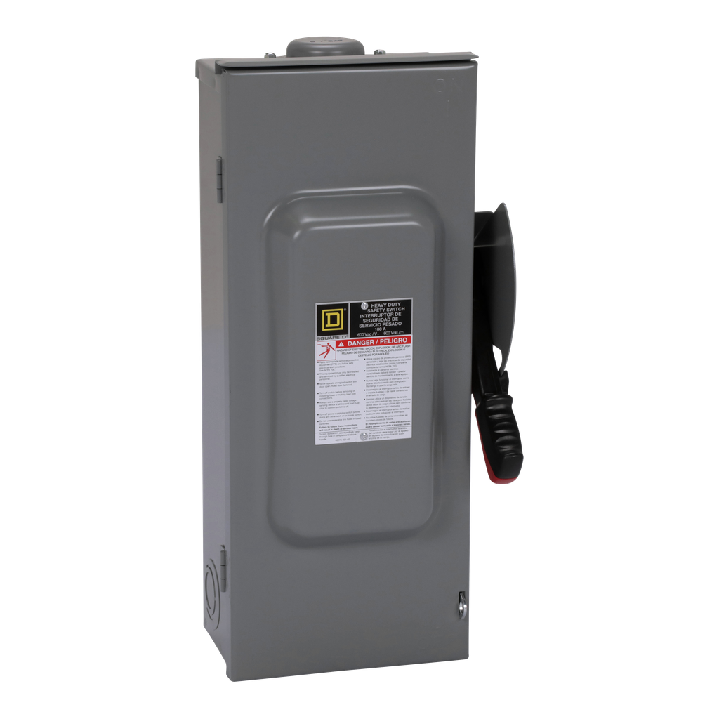 Square D HU363NRB 600 VAC 100 Amp 3Pole NonFusible Heavy Duty Safety