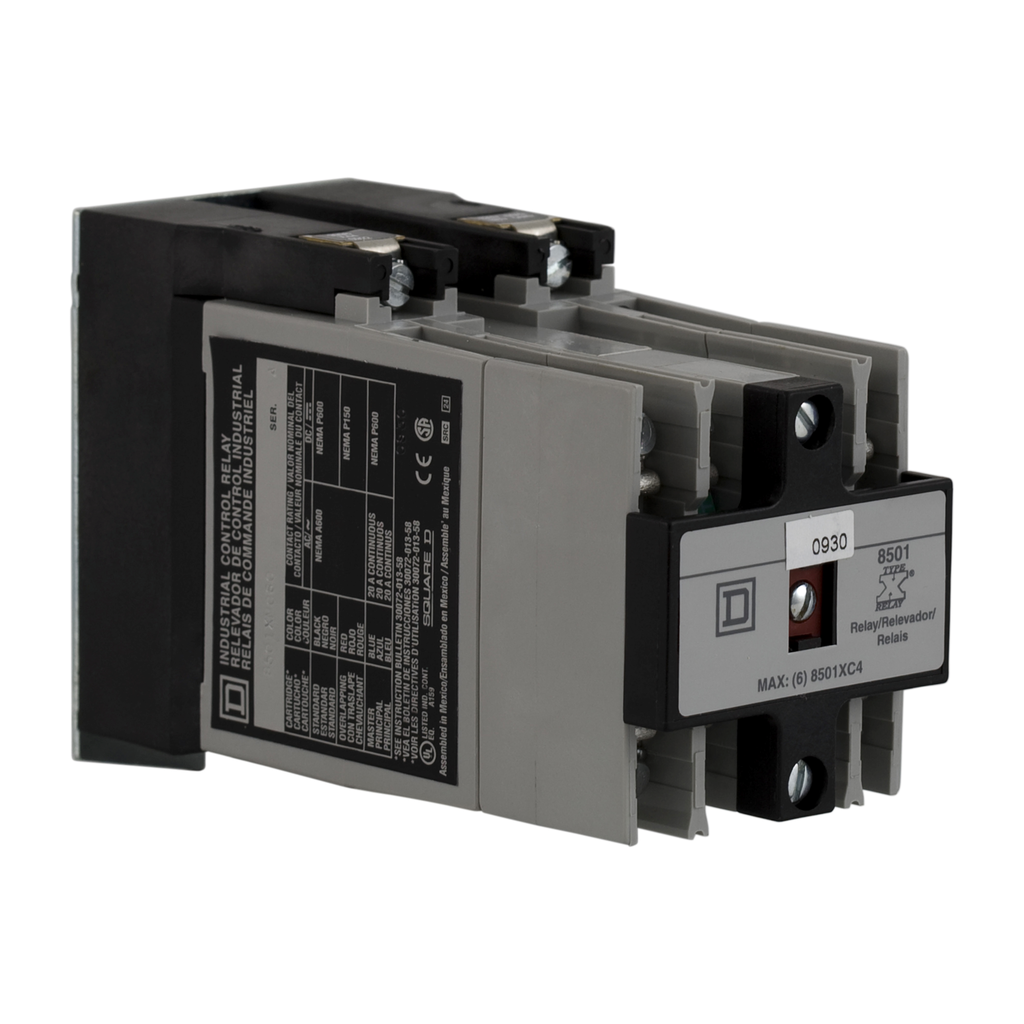 Product image for Square D 8501XM4 9 Inch Relay Mounting Track