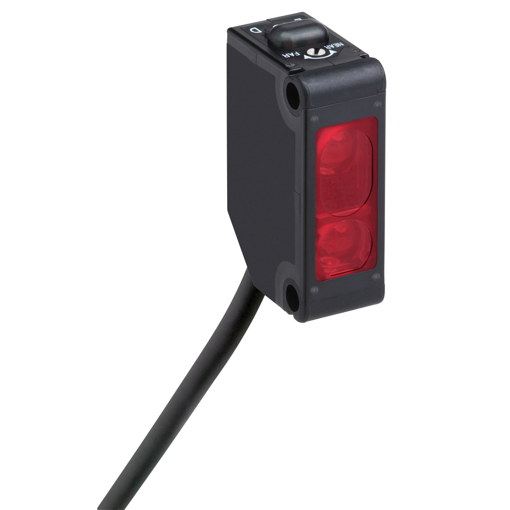 Product image for TES XUM8ANCNL2 Photoelectric sensors XU, XUM, BGS, Sn 0.3 m, 12...24 VDC, cable 2 m