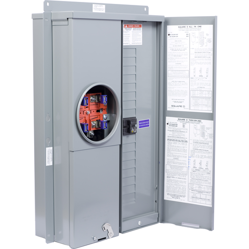 Product image for SQD SC8L125F Meter mains, Homeline,