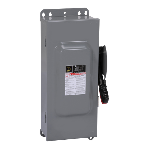Product image for Square D HU363AWK 600 VAC 100 Amp 3-Pole Non-Fusible Heavy Duty Safety Switch
