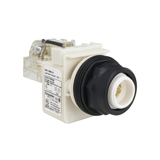 Product image for SQD 9001SKT35LY Push-to-test pilot