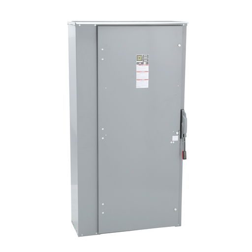 Safety switch, heavy duty, fusible, 800A, 4 wire, 3 poles, 1 neutral, 500hp, 600VAC/DC, Type 3R