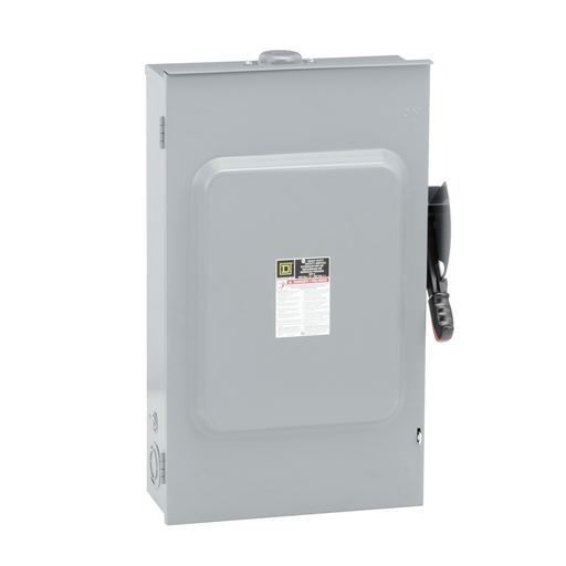 Product image for Square D HU364RB 600 VAC 200 Amp 3-Pole Non-Fusible Heavy Duty Safety Switch