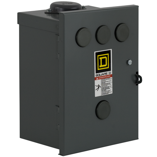 Product image for Square D 8903SVH2V02 110/120 VAC 200 Amp 3-Pole NEMA 3R Electrically Held Lighting Contactor