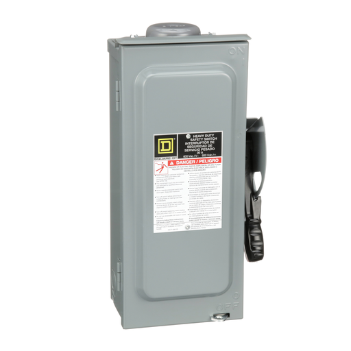 Product image for Square D H361NRB Switch Fusible Hd 600v 30a 3p Neutral