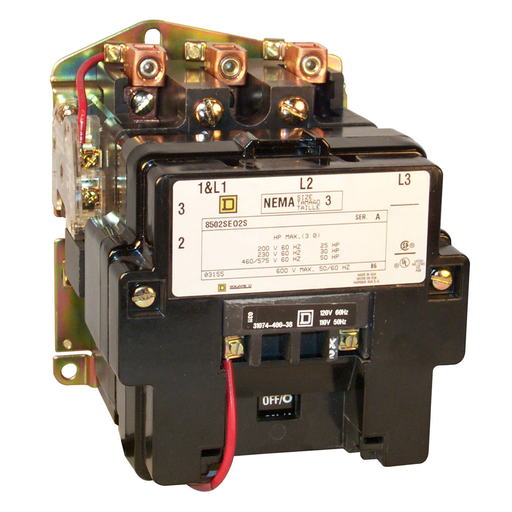 Product image for SQD 8502SEO2V02SX10 NEMA Contactor,