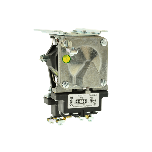 Product image for Square D 9050AO21EV02 120 VAC 60 Hz Coil 10 Amp 2NO 2NC 0.1 Second to 1 Minute Pneumatic Timer