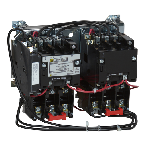 Square D 8810SBO3V02S 110/120 VAC 18 Amp 3 Hp 3-Phase 4-Pole Open Type 2-Speed Non-Reversing Magnetic Starter Product image for Square D 8810SBO3V02S 110/120 VAC 18 Amp 3 Hp 3-Phase 4-Pole Open Type 2-Speed Non-Reversing Magnetic Starter