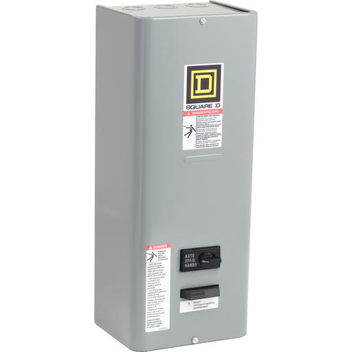 Product image for Square D 8536SBG2V81CFF4T Type-S Non-Reversing Motor Starter, Size 0, 18A 3Pole 3Phase, Melting Alloy, 120VAC Coil, NEMA-1