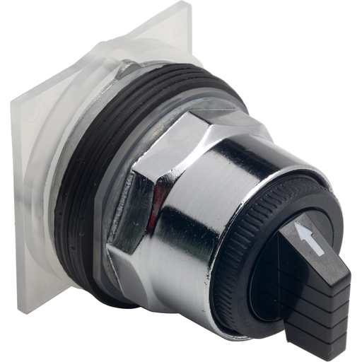 Product image for Square D 9001KS401B 30 mm 3-Position Black Maintained Knob Non-Illuminated Selector Switch Operator
