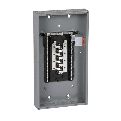 Product image for Square D HOM1632L125PC 120/240 VAC 125 Amp 1-Phase 16-Space 32-Circuit NEMA 1 Load Center with Cover