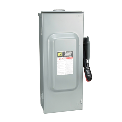 Product image for Square D HU363RB 600 VAC 100 Amp 3-Pole Non-Fusible Heavy Duty Safety Switch