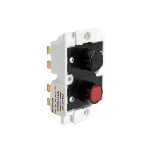 Product image for Square D 9001BOC214 600 VAC 5 Amp 2NO 2NC Screw Clamp Terminal Push Button Control Station Contact Block