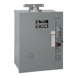 Square D 8903SMC83V02 110/120 VAC 30 Amp 3-Pole NEMA 3R Electrically Held Combination Lighting Contactor