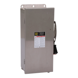 Square D HU363DSEI 600 VAC 100 Amp 3-Pole Non-Fusible Heavy Duty Safety Switch