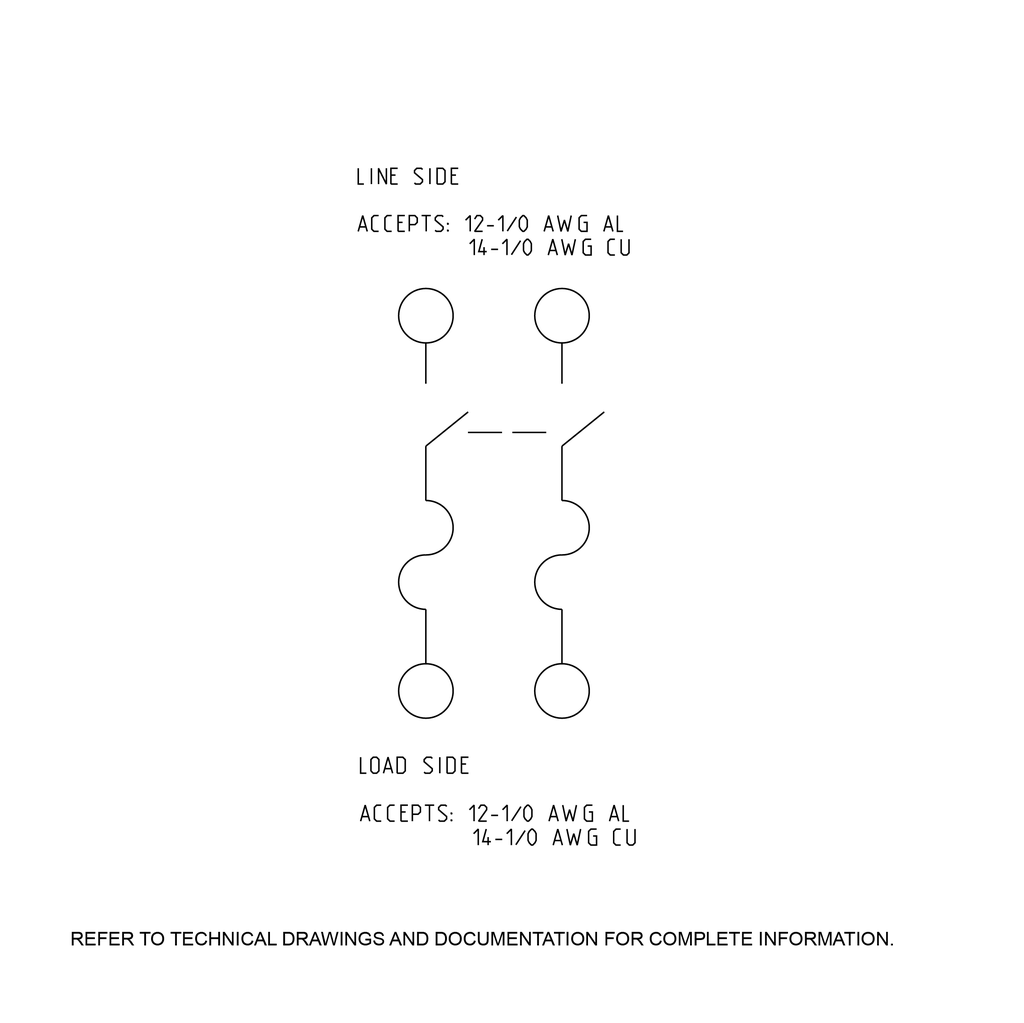 Safety switch, heavy duty, fused, viewing window, NEMA 4X, 240V, 100A