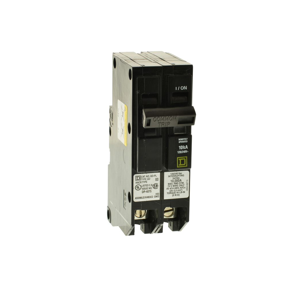 QO230PLILC Mini circuit breaker, QO, 30A, 2 pole, 120/240VAC, 10kA, Powerlink, load shedding