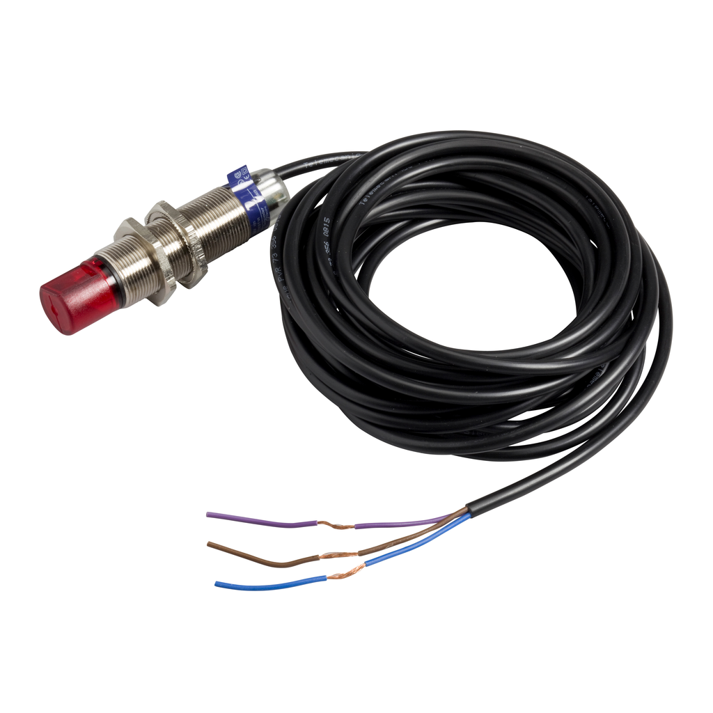 Product image for TES XUB1BPAWL2 Photoelectric sensors XU, XUB, reflex, 90?, Sn 4 m, 12...24 VDC, cable 2 m