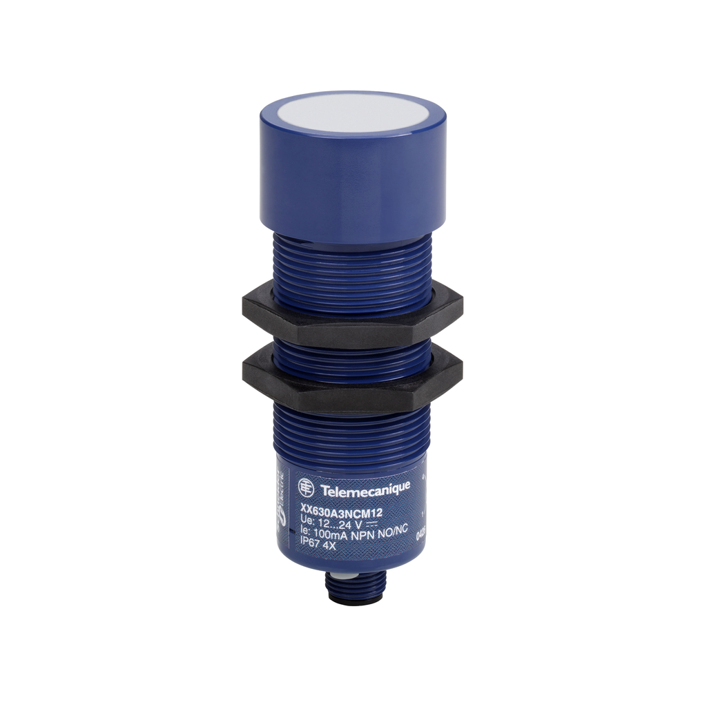 Product image for TES SM952A136000 Hyde Park, Ultrasonic sensor, dual level, alarm, 30 mm barrel, 12 24 V DC