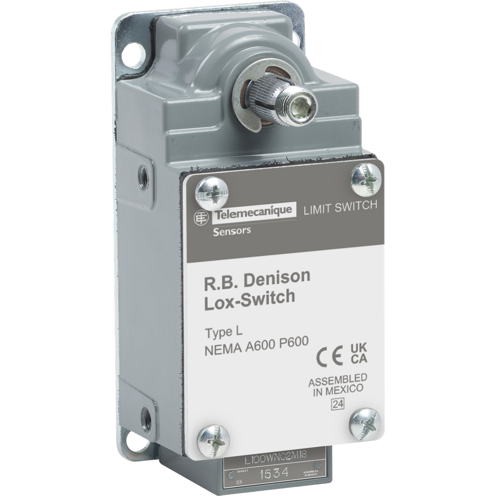 Product image for TES L100WNC2M18 Limit switch, L100/300, 600 V 10amp type l +options
