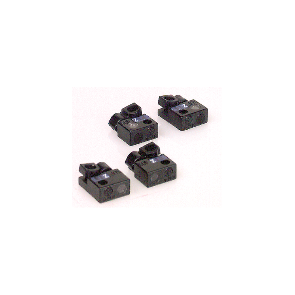 Product image for TES XUFZ04 Photoelectric sensors XU, accessory for plastic optic fibre, fixing clamp with lens, frontal