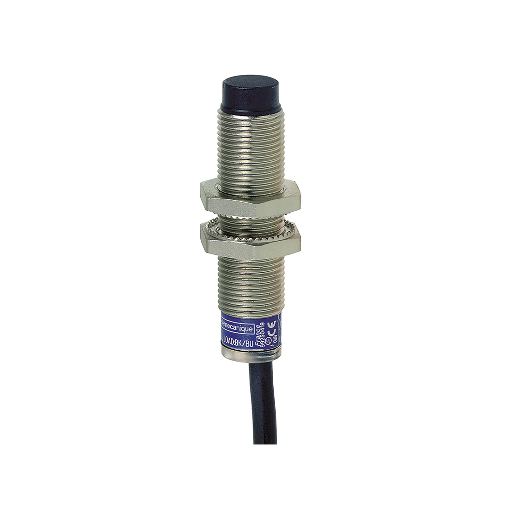 Product image for TES XS212SANAL2 Inductive proximity sensors XS, inductive sensor XS2 M12, L55mm, stainless, Sn7mm, 12...24 VDC, cable 2 m