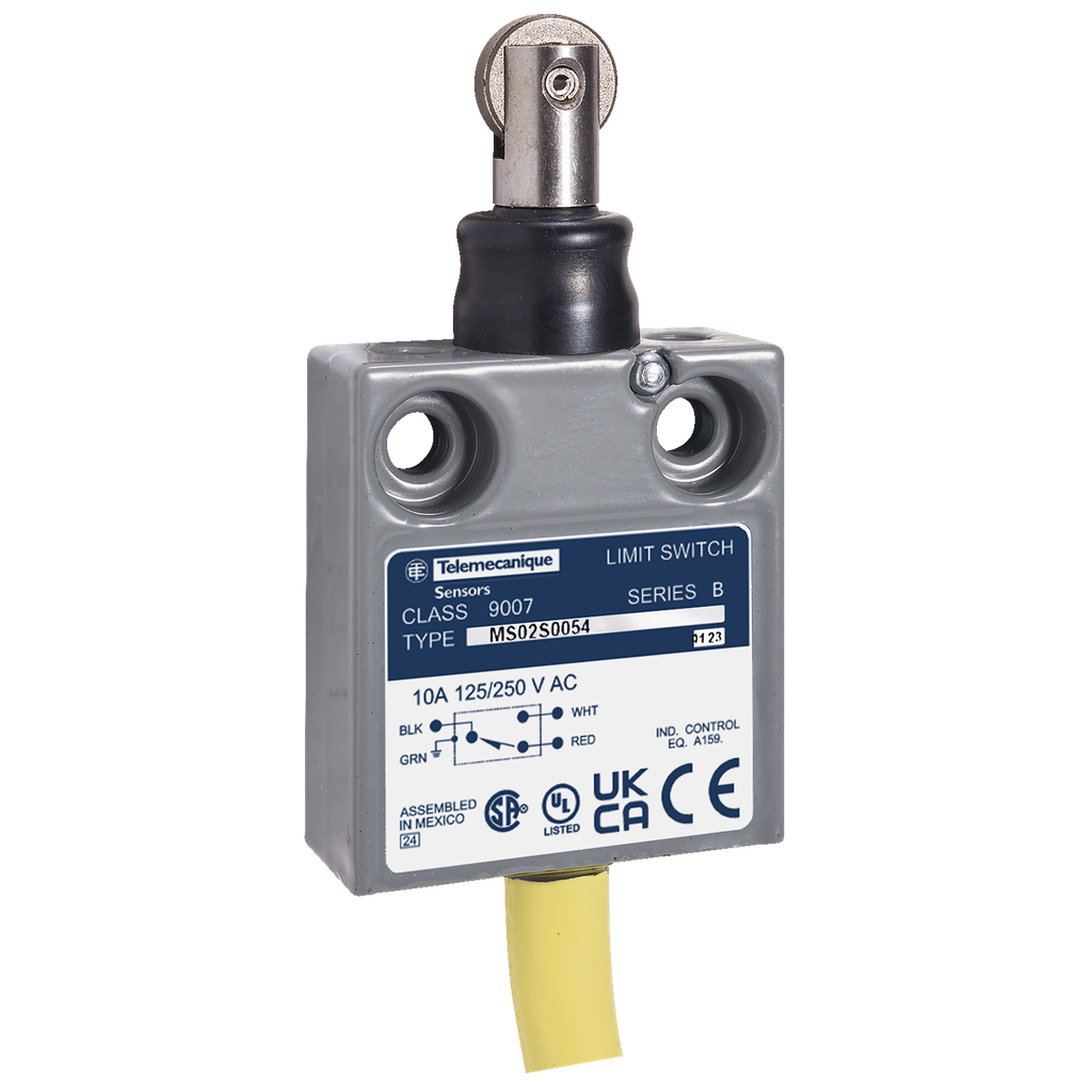 Product image for TES 9007ML02S0300 Limit switch, 9007, 240 VAC 10amp ml +options