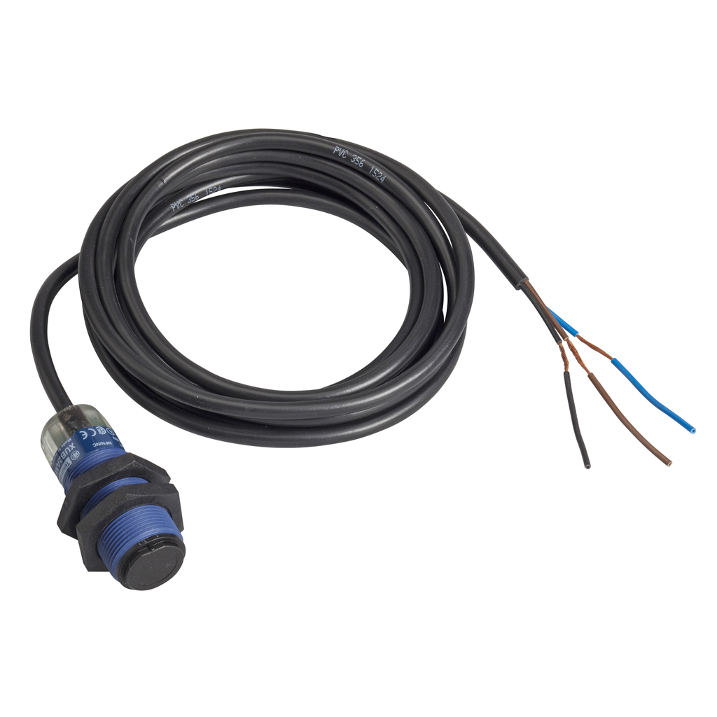 Product image for TES XUB1APBNL2 Photoelectric sensors XU, XUB, reflex, Sn 4 m, 12...24 VDC, cable 2 m