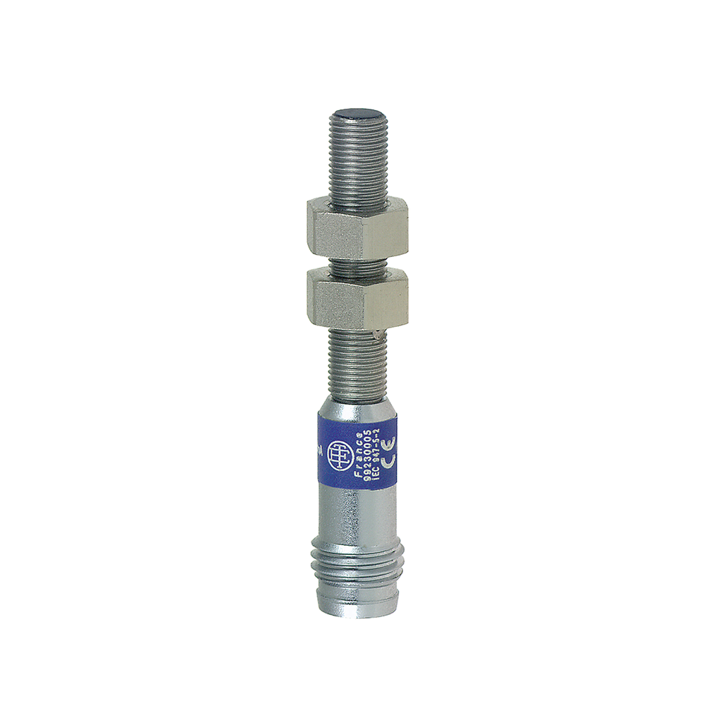 Product image for TES XS1N05PA311S Inductive proximity sensors XS, inductive sensor XS1 M5, L42mm, stainless, Sn0.8mm, 5..24VDC, M8