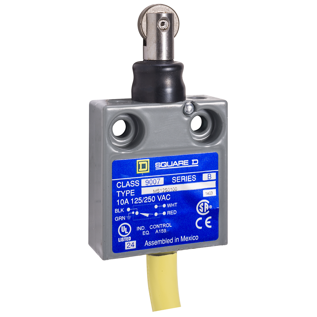 Product image for TES 9007MS12S0100 Limit switch, 9007, 240 VAC 10amp ms +options
