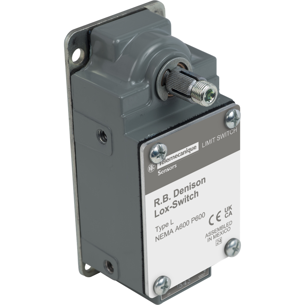 Product image for TES L100WS2M1 Limit switch, L100/300, L525, 600 V 10amp type l +options