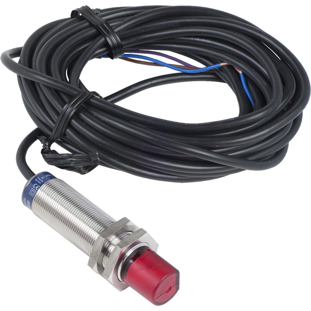 Product image for TES XU2N18KP9AAL5T Photoelectric sensors XU, XU2, transmitteur, cylindrical M18, 15 m