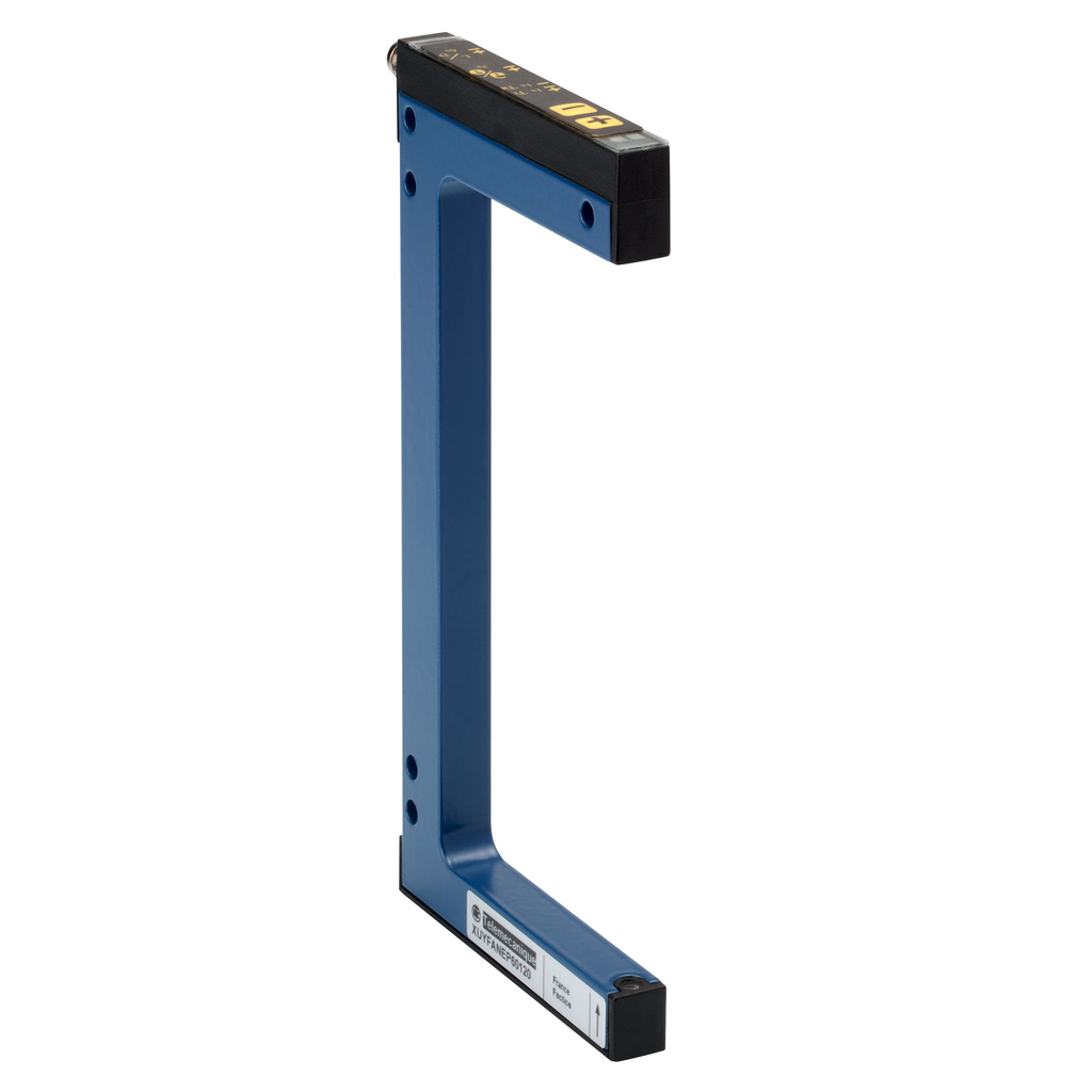 Product image for TES XUYFANEP60120 Photoelectric sensors XU, XUY, fork, teach, 120X59mm, 12...24 VDC, M8