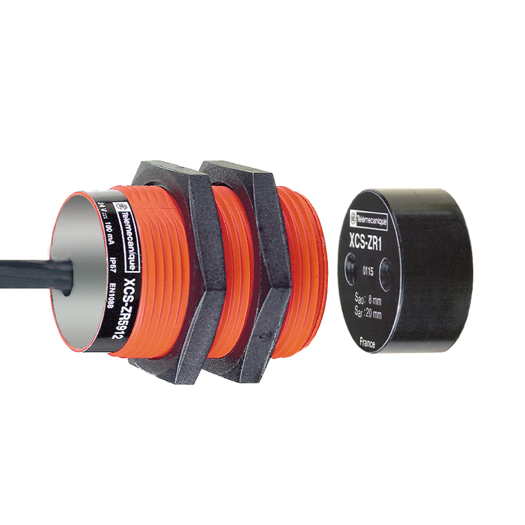 Product image for TES XCSDMR79010 Coded magnetic switch, TES Safety switches XCS, XCSDMR, 2 NC, staggered, 10 m