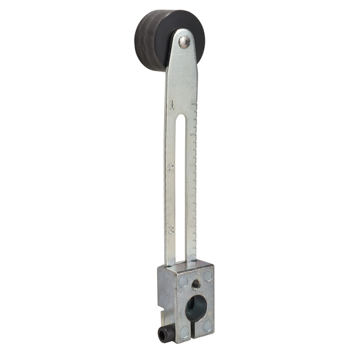 Product image for TES 9007HA8 NEMA limit switch, 9007C, adjustable length lever arm, bendable, 0.625 inch nylon roller, 0.25 inches wide
