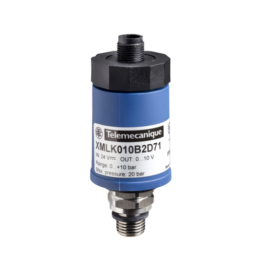 Product image for TES XMLK100P2D23 Electronic pressure sensors, Pressure sensors XM, sensor XMLK, 0...100 PSI, 1/4NPT, 4...20 mA, M12, set of 1