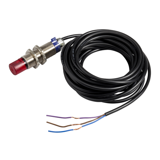 Product image for TES XUB1APBWL2 Photoelectric sensors XU, XUB, reflex, 90?, Sn 4 m, 12...24 VDC, cable 2 m