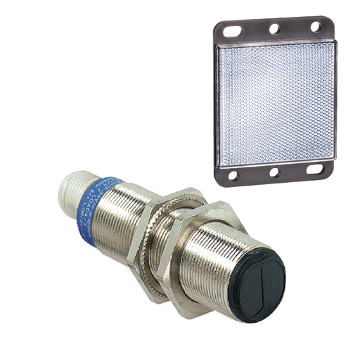 Product image for TES XU9N18PP341D Photoelectric sensors XU, XU9, polarised, Sn 2 m, 12...24 VDC, M12