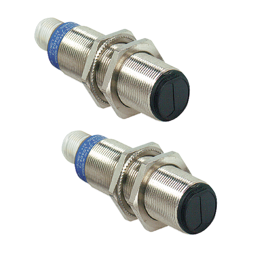 Product image for TES XU2N18PP341D Photoelectric sensors XU, XU2, thru beam, Sn 15 m, 12...24 VDC, M12