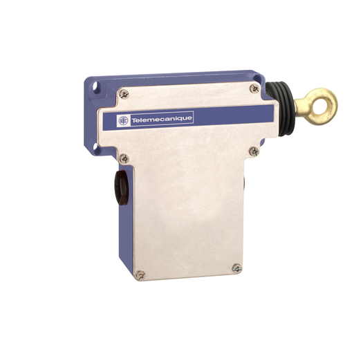 TES XY2CE3A010 Simple emergency stop rope pull switch, TES rope pull switches XY2C, XY2CE, RH side, 1NC+1 NO Product image for TES XY2CE3A010 Simple emergency stop rope pull switch, TES rope pull switches XY2C, XY2CE, RH side, 1NC+1 NO