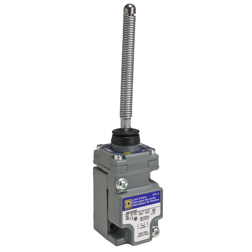 Product image for TES Sensors 9007C52KC NEMA limit switch, 9007C, heavy duty, compact, spring return wobble stick, 10A, 600V, 1NO/1NC, NEMA 4, 6. 6P, 12, 13