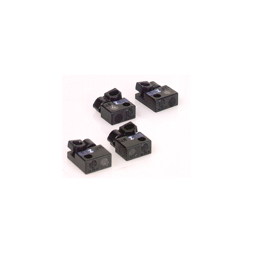 Product image for TES XUFZ04 Photoelectric sensors XU, accessory for plastic optic fibre, fixing clamp with lens, frontal