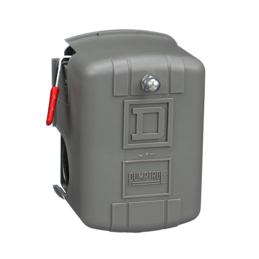 Product image for TES 9013FHG2J43M1X Square-D Pumptrol, air compressor switch 9013FH, fixed differential, Off at 80 PSI, low hp