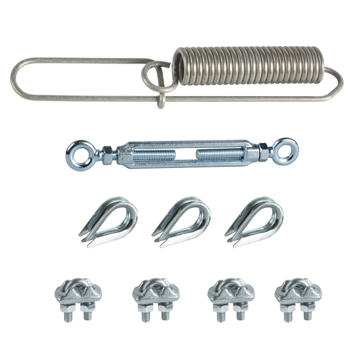 Product image for TES XY2CZ9525 TES Emergency stop rope pull switches XY2C, mounting kit, ? 5 mm, L 25.5 m