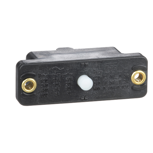 Product image for TES Sensors 9007AO2 snap switch, 9007AO, plunger head, 1 NO and 1 NC contact, 15 A at 120 VAC, 600 VAC maximum